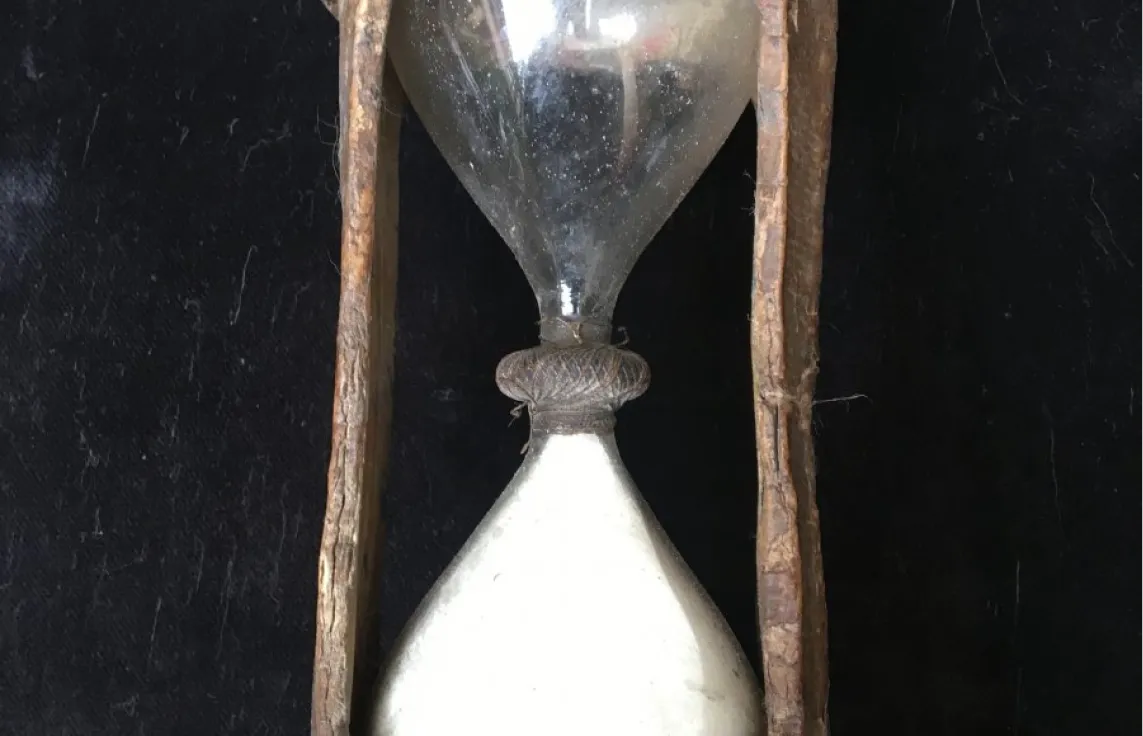Ancient hourglass